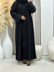 C RTW 0433 Black Abaya