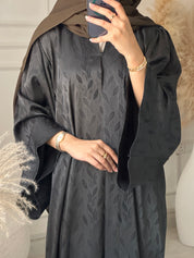 C 1202-04 Olive Printed Abaya