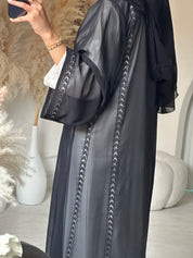 عباية دانتيل سوداء C 0947
