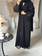 C 0952 Black Lace Abaya