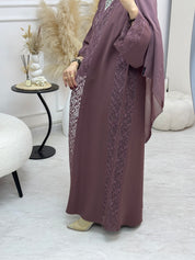 C 0998 Purple Abaya