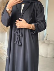 C 0956 Navy Blue Abaya