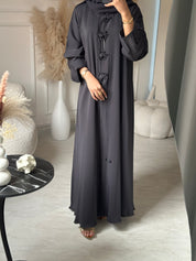 C 0957 Grey Abaya