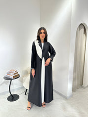 C 0964 Black Coat Abaya