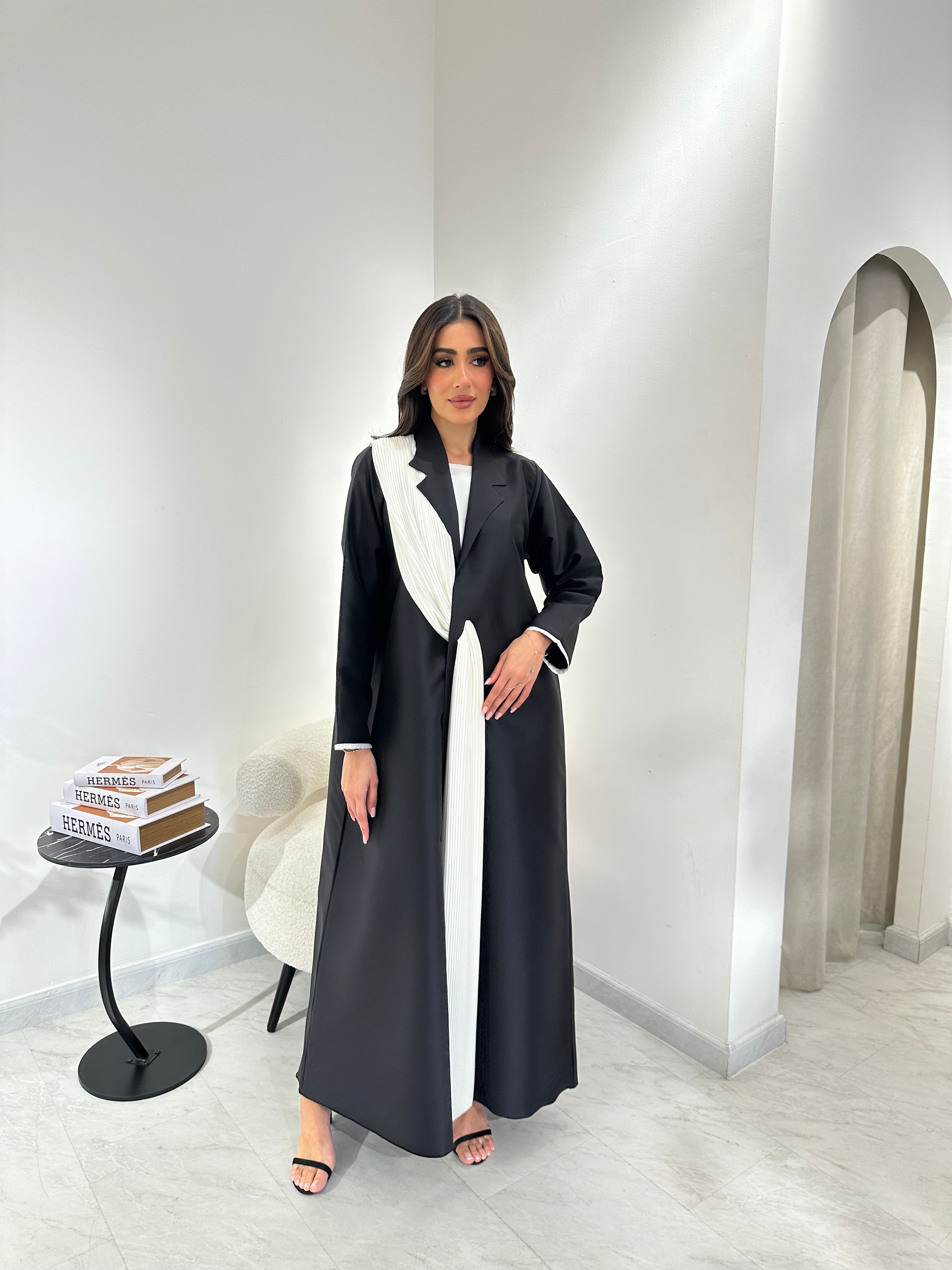 C 0964 Black Coat Abaya