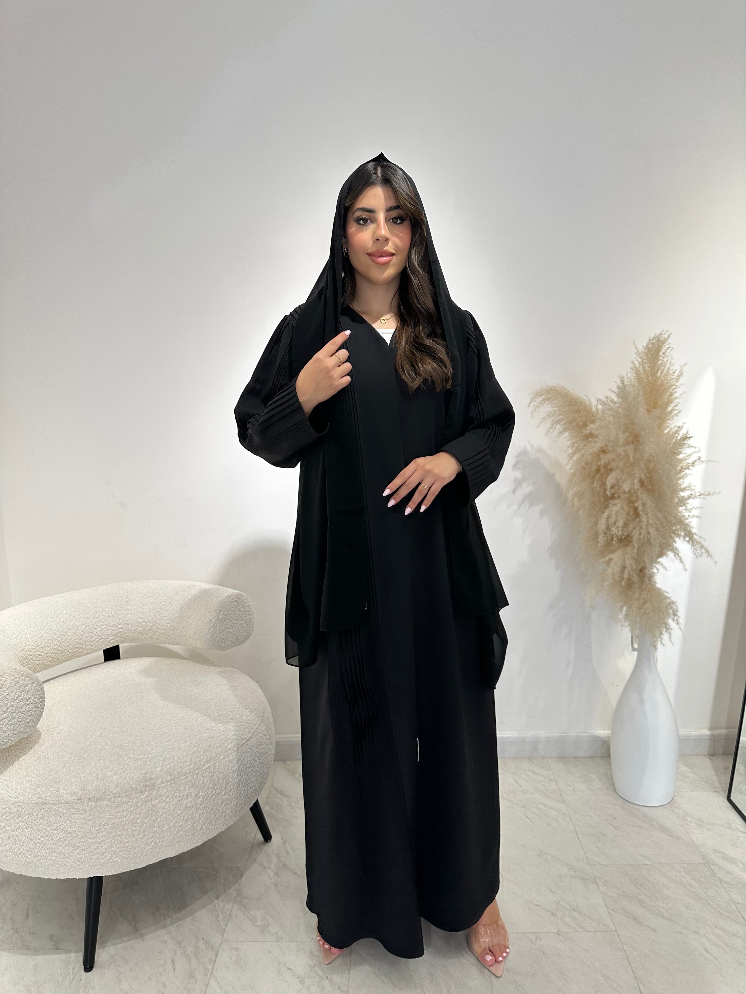C 1394 Black Abaya