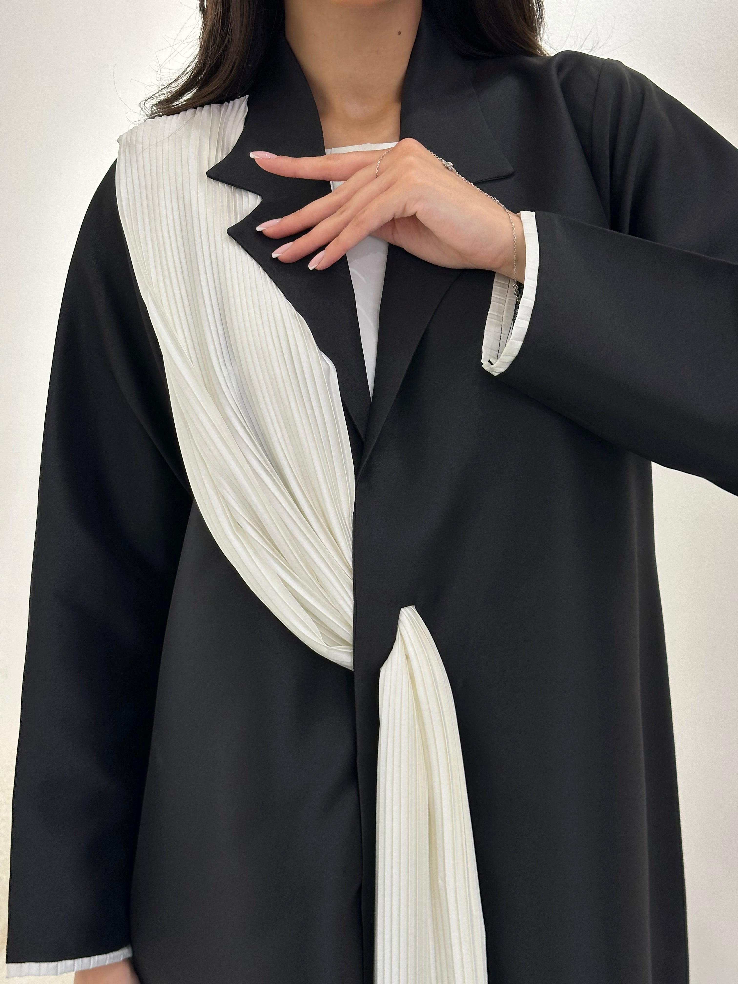 C 0964 Black Coat Abaya