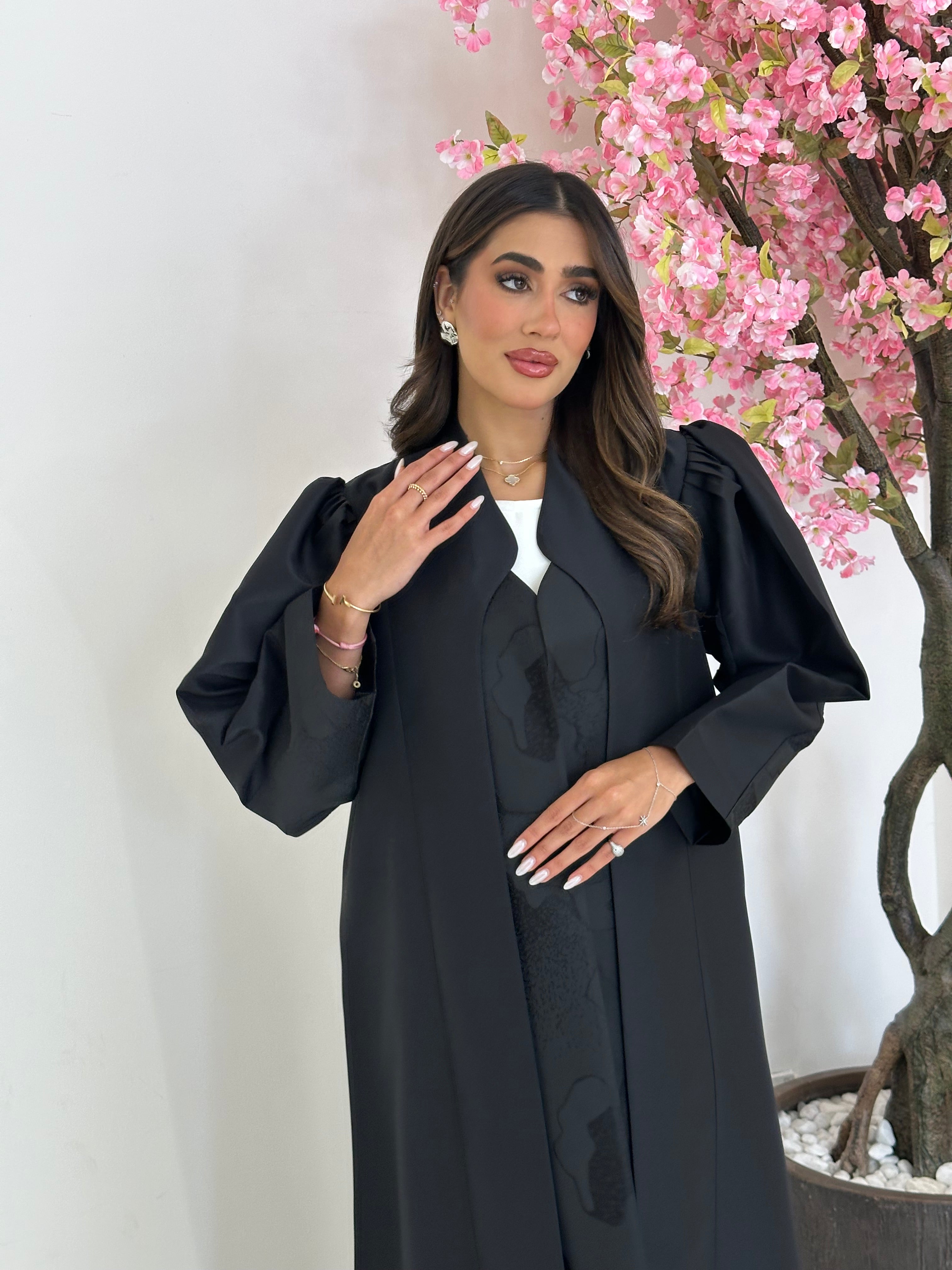 C 1244 Black Abaya