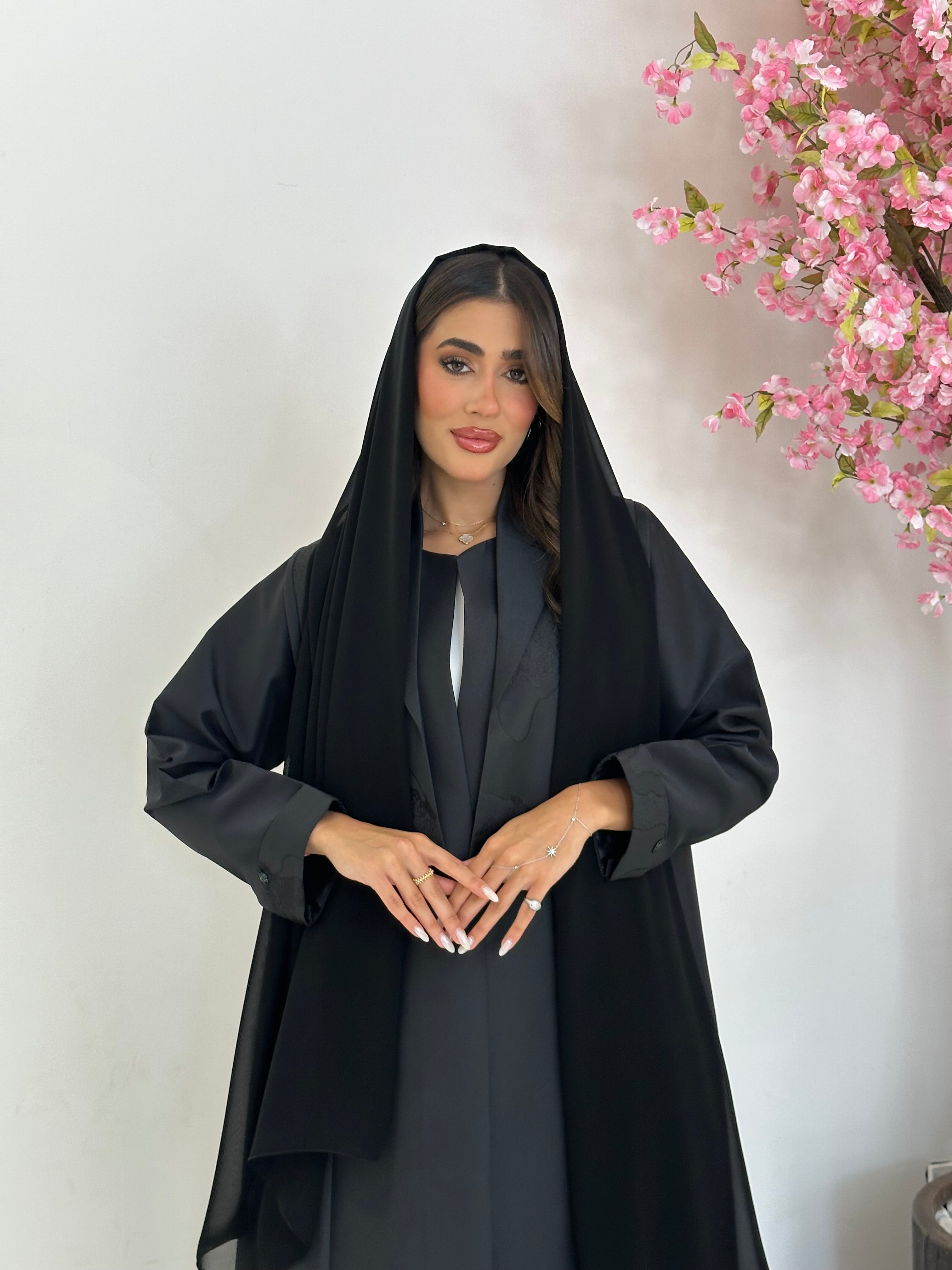 C 1246 Black Coat Abaya