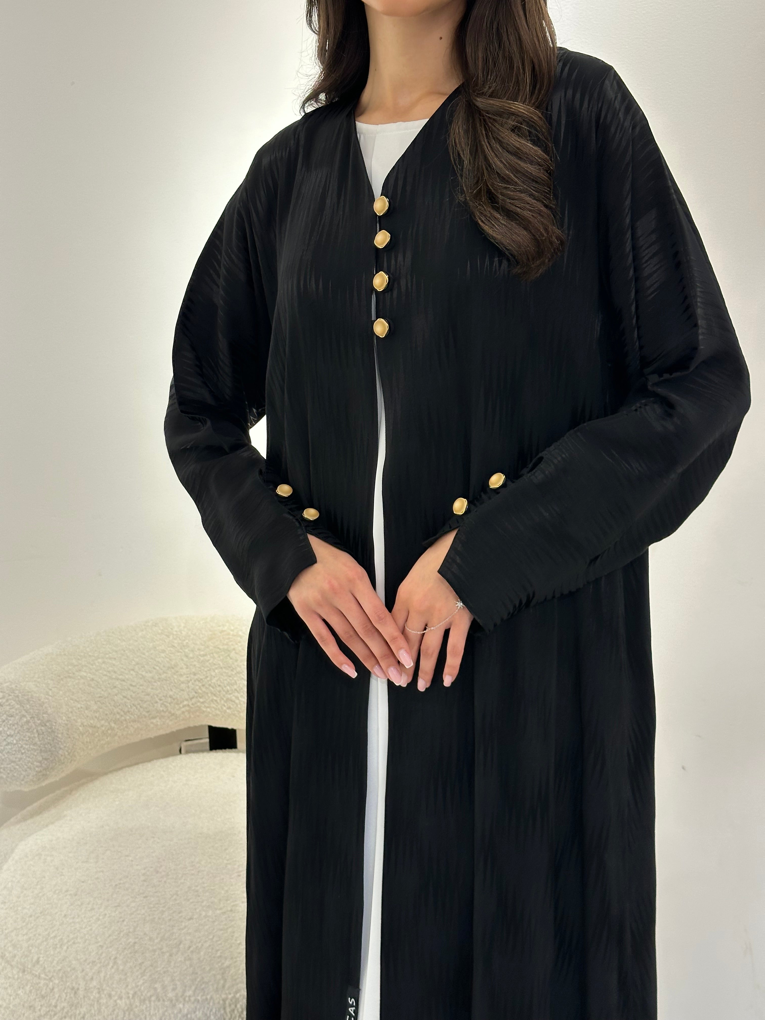 C 0972 Black Abaya