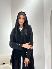 C 0972 Black Abaya