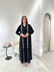 C RTW 0973 Black Bow Abaya