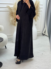 C 1061 Black Beaded Abaya