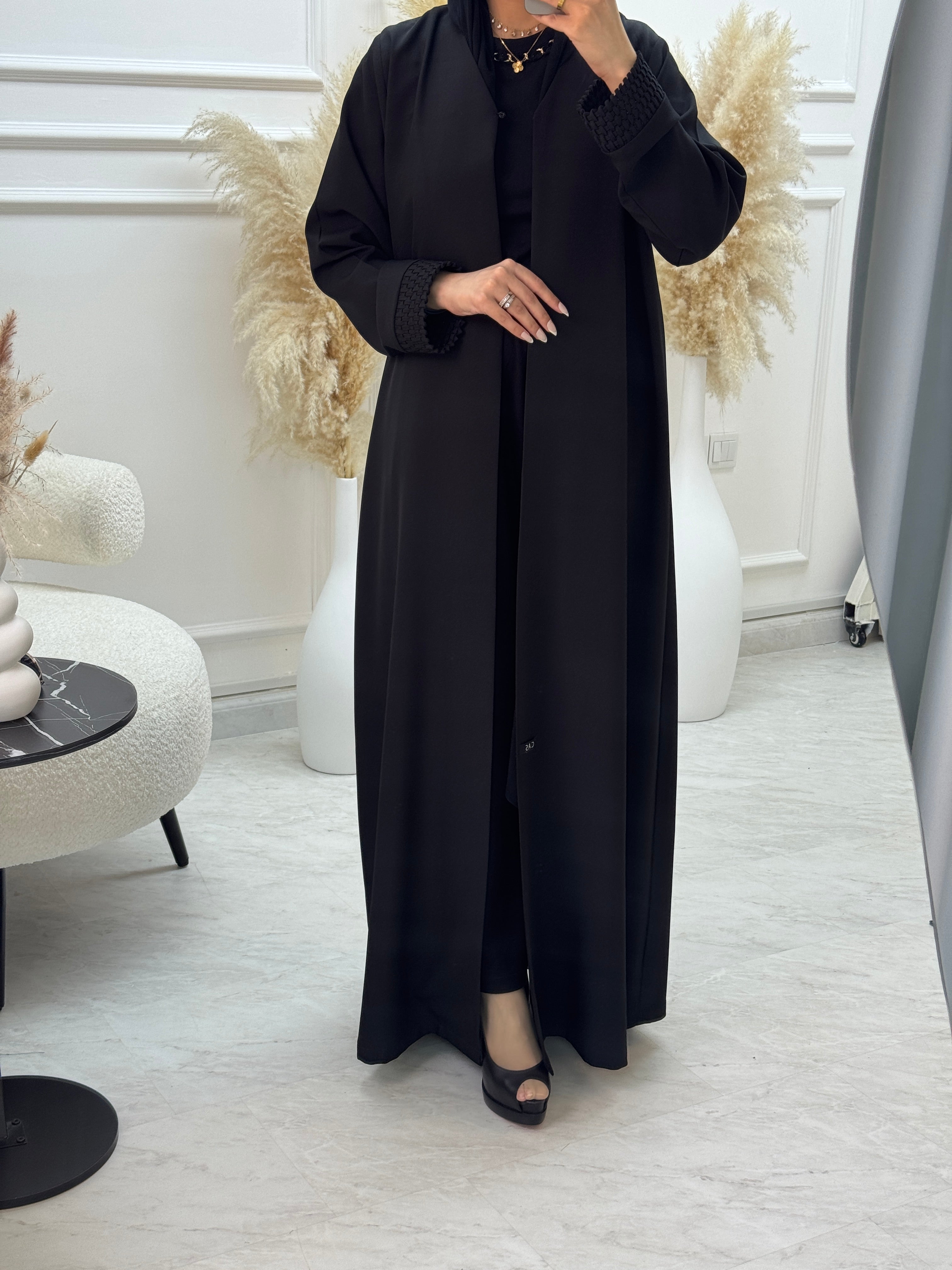 C 1062 Black Abaya