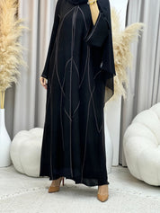 C 0022 Black Eid Abaya