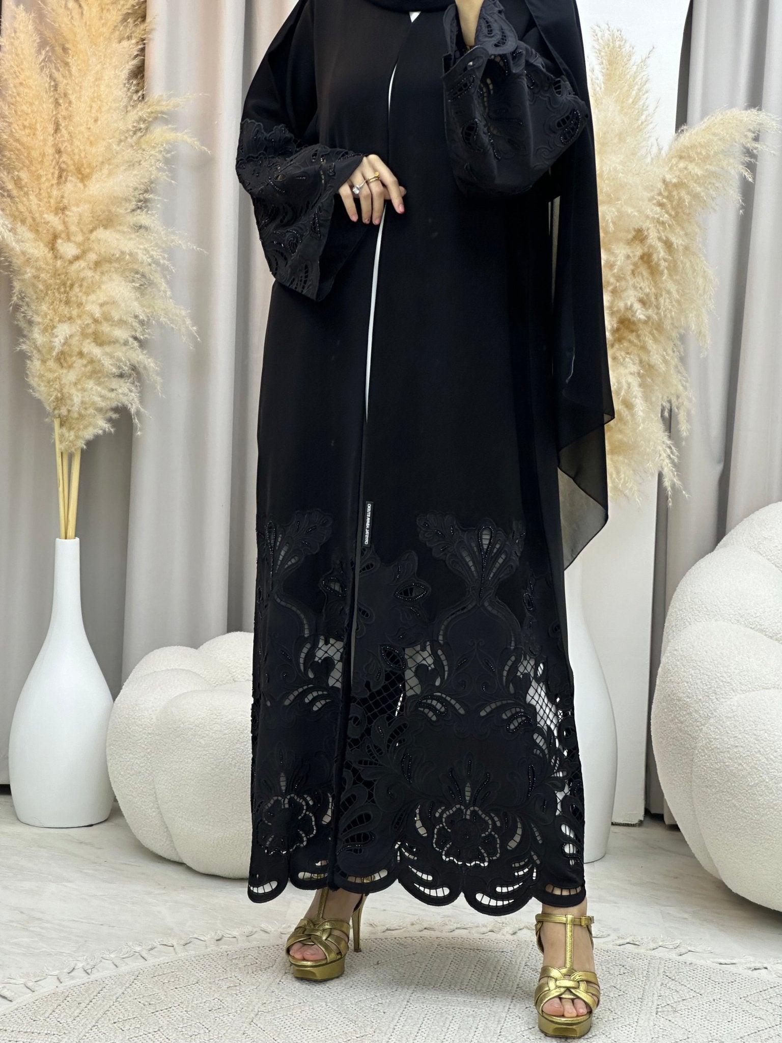 C 0036 Black Eid Abaya
