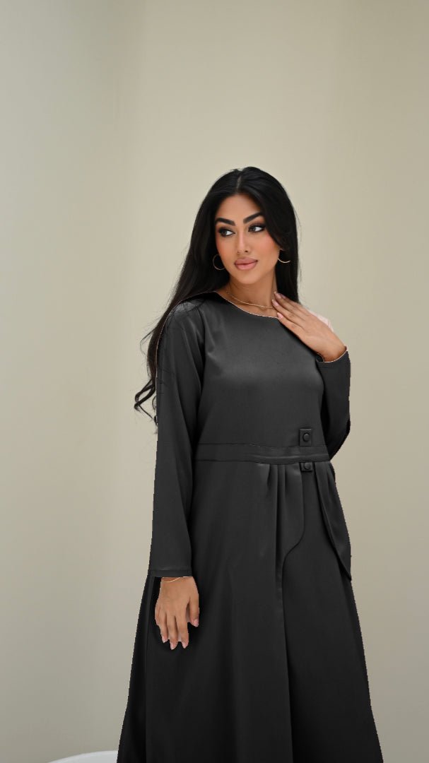 C 004 Black Under Abaya Dress