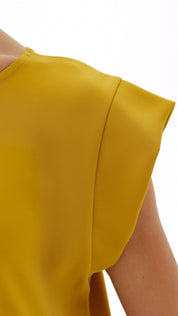 C 005 - 05 Premium Saffron Under Abaya Dress