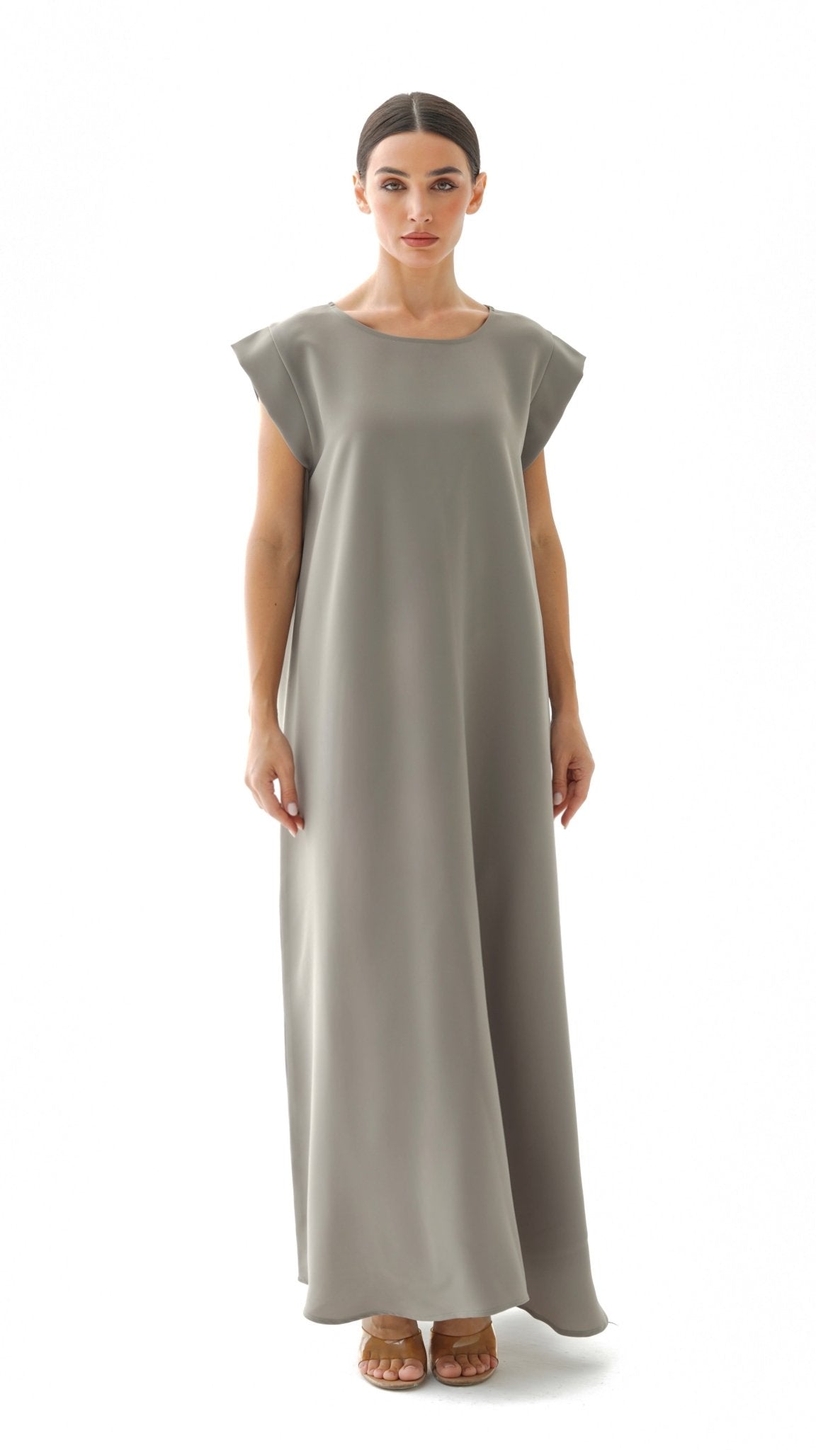 C 005 - 06 Premium Pistachio Under Abaya Dress