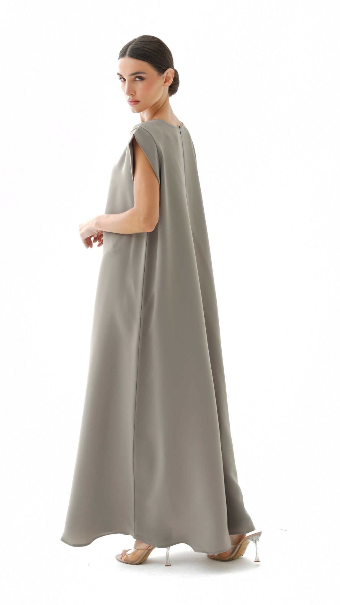 C 005 - 06 Premium Pistachio Under Abaya Dress