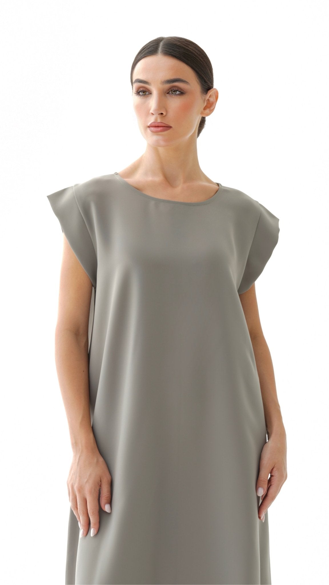 C 005 - 06 Premium Pistachio Under Abaya Dress