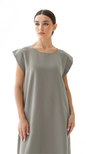 C 005 - 06 Premium Pistachio Under Abaya Dress