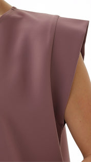 C 005 - 10 Premium Dark Rose Under Abaya Dress