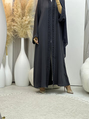 C 0070 Dark Grey Nada Abaya
