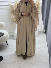 C 01 - 01 Beige Umrah Abaya