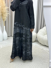 C 0227 Grey Kloosh Abaya