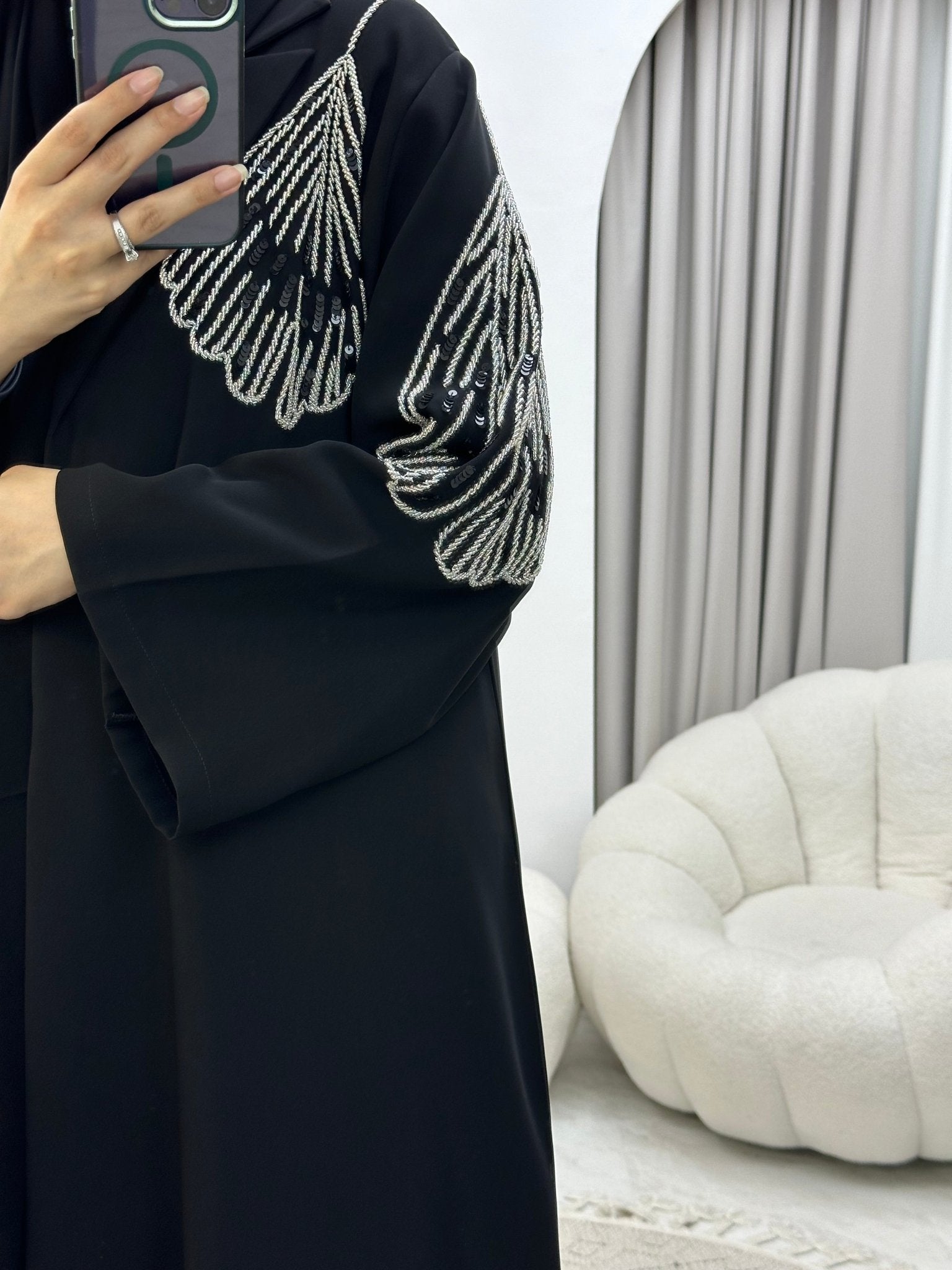 C 0314 Black Abaya