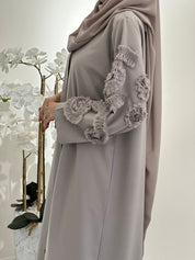 C 0358 Dark Beige Abaya