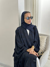 C 0367 - 03 Navy Blue Army Printed Abaya