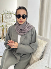 C 0368 - 04 Tan Coat Abaya