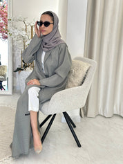 C 0368 - 04 Tan Coat Abaya