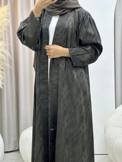 C 0409 - 05 Olive Printed Abaya