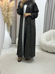 C 0409 - 05 Olive Printed Abaya