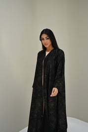 C 0509 Gold Metallic Butterfly Abaya