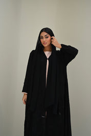 C 0522 Black Work Abaya