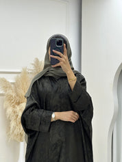 C 0633 - 03 Green Bisht Floral Abaya