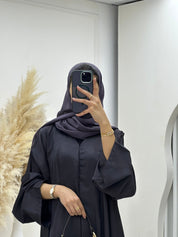 C 0653 - 03 Purple Printed Abaya