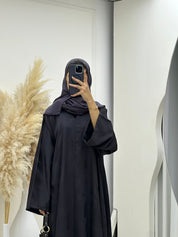 C 0653 - 03 Purple Printed Abaya