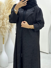 C 0655 Black Coat Abaya
