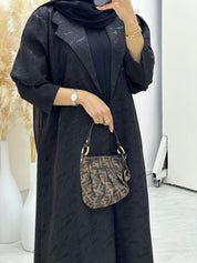 C 0655 Black Coat Abaya