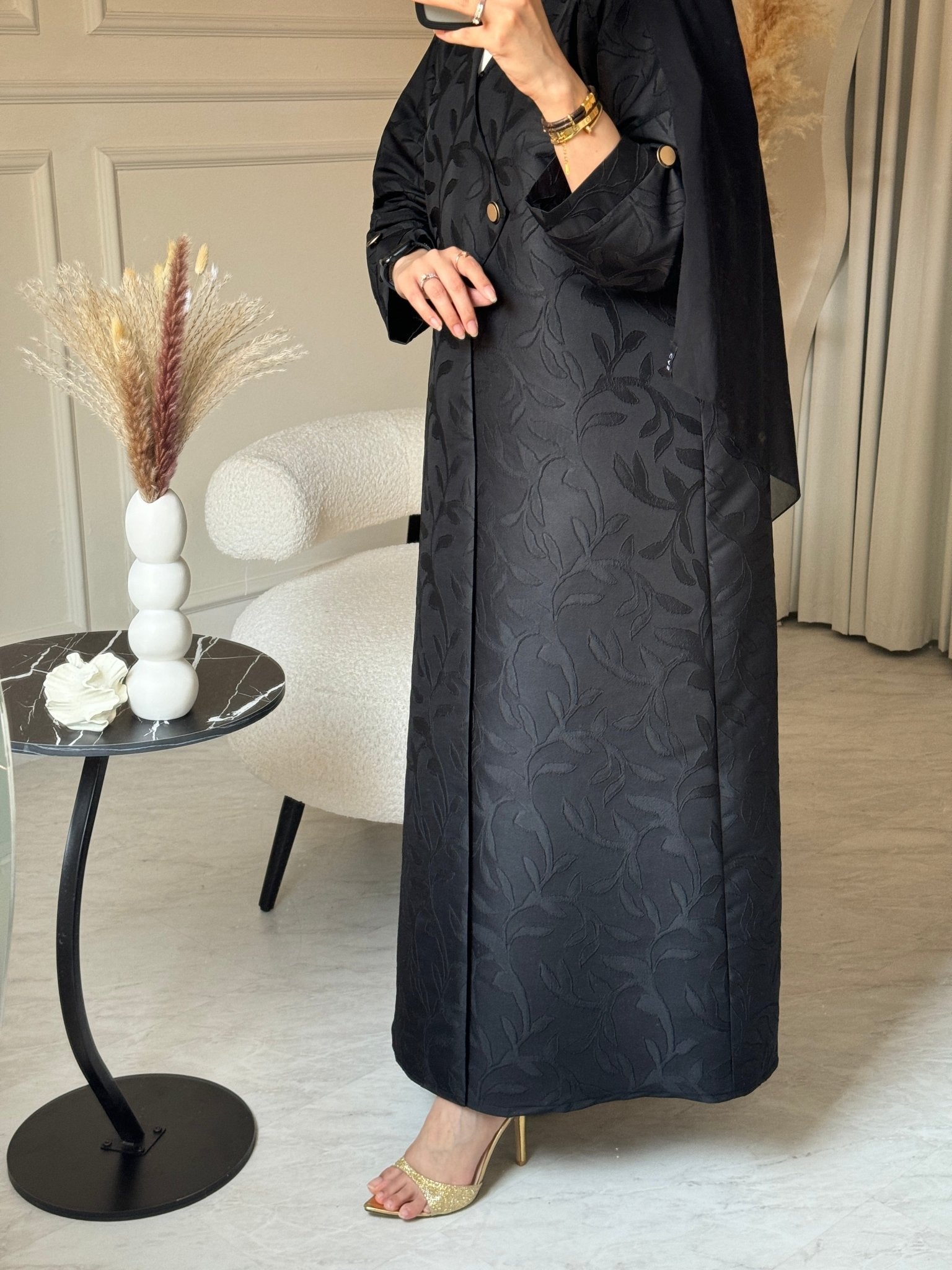 C 0672 Black Abaya