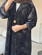 C 0751 - 01 Brown Butterfly Abaya