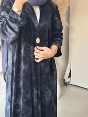 C 0751 - 04 Grey Butterfly Abaya