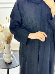 C 0816 Black Beaded Abaya