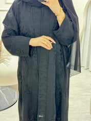 C 0816 Black Beaded Abaya