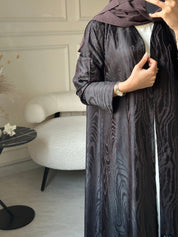 C 0826 Dark Brown Abaya